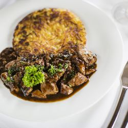 Rotes Haus - Kalbsleber mit Kartoffelrösti