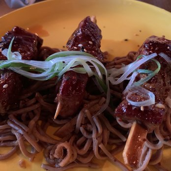 Meritage Wine Bar - Beef Kushiyaki 3 piece - Wine Bars Near Me - Glen Cove, New York Meritage Wine Bar - Beef Kushiyaki 3 piece - Wine Bars Near Me - Glen Cove, New York