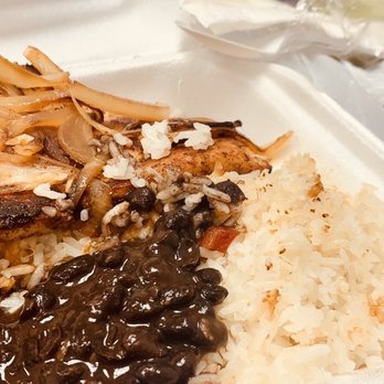 Cuba Cafe & Bakery - Grilled Chicken Breast Lunch with Rice and Black Beans. - Cuban Near Me - Medley, Florida Cuba Cafe & Bakery - Grilled Chicken Breast Lunch with Rice and Black Beans. - Cuban Near Me - Medley, Florida