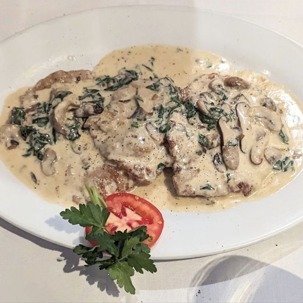 Veal Gorgonzola. I'm told it was excellent.