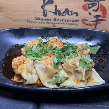 Khan Skewer Restaurant - 5. Spicy Wonton - Barbeque Near Me - Honolulu, Hawaii