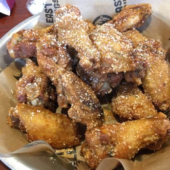 East Coast Wings & Grill - Garlic parm wings - Chicken Wings Near Me - Wake Forest, North Carolina