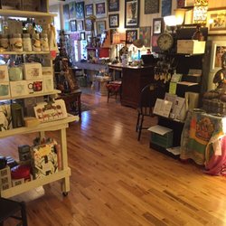 Lotus Moon Gallery & Yoga - Looking at the gallery.