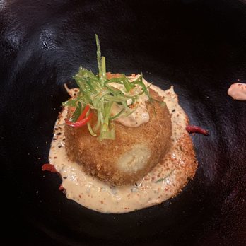 Tiradito - Papa rellena stuffed potato - Peruvian Near Me - Montreal, Quebec