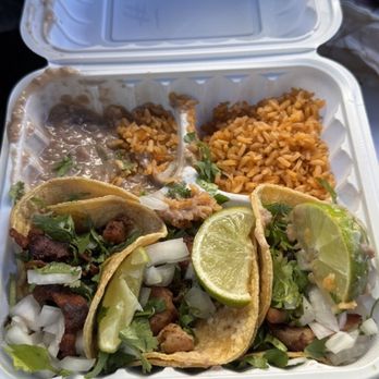 Vallarta Supermarkets - Three taco plate. - Grocery Near Me - Azusa, California Vallarta Supermarkets - Three taco plate. - Grocery Near Me - Azusa, California