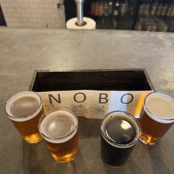 NOBO Brewing Company - Beer Flight - Breweries Near Me - Boynton Beach, Florida NOBO Brewing Company - Beer Flight - Breweries Near Me - Boynton Beach, Florida