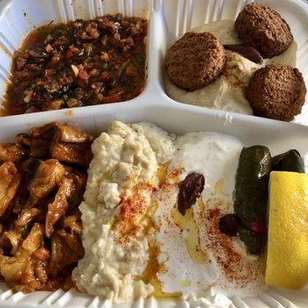 Hummus Mediterranean Kitchen - Appetizer sampler plate - Mediterranean Near Me - San Mateo, California Hummus Mediterranean Kitchen - Appetizer sampler plate - Mediterranean Near Me - San Mateo, California