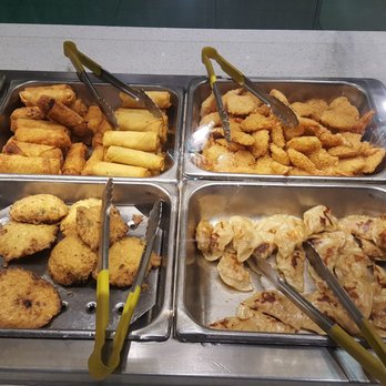 WooChi Super Buffet - Fried heaven. Some butterfly shrimp, egg rolls, and puffs. - Buffets Near Me - Mesa, Arizona