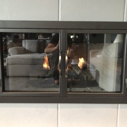 Desert Custom Fireplace Doors - Custom glass Fireplace Door