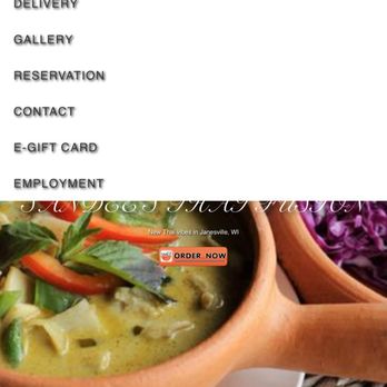 Sandee's Thai Fusion - Don't choose online pickup unless you want to pay a $7 + fee.  Choose delivery. - Thai Near Me - Janesville, Wisconsin