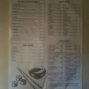 Island Sushi - Menu2 - Sushi Bars Near Me - Solomons, Maryland Island Sushi - Menu2 - Sushi Bars Near Me - Solomons, Maryland
