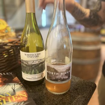 Whitecliff Vineyard - Rose and a red - Wineries Near Me - Gardiner, New York