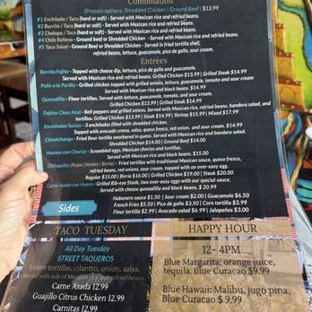 Clase Azul Bar & Grill - also menu - Tex-Mex Near Me - Dunedin, Florida