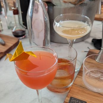 Gold Bar Distillery - Whisky sour (egg substitute), old fashioned and paper airplane - Distilleries Near Me - San Francisco, California