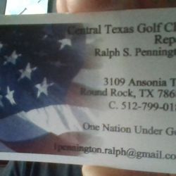 Central Texas Golf Club Repair - His contact Info is on Yelp too