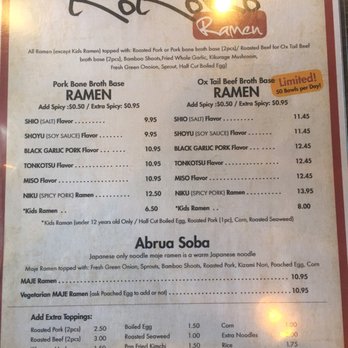 Kokoro Ramen - Menu - Ramen Near Me - Milpitas, California Kokoro Ramen - Menu - Ramen Near Me - Milpitas, California