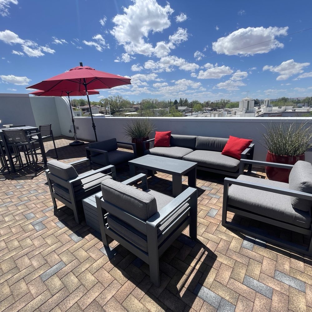 Cibola Upholstery - The Carlisle roof top deck in Nob Hill - Furniture Reupholstery Near Me - Corrales, New Mexico Cibola Upholstery - The Carlisle roof top deck in Nob Hill - Furniture Reupholstery Near Me - Corrales, New Mexico