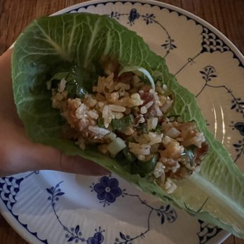 Bida Manda - Lettuce Fried Rice Wrap - Laotian Near Me - Raleigh, North Carolina