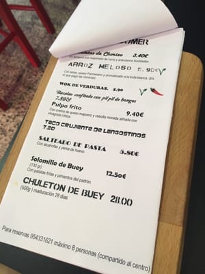 Menu photo 2 Puratasca Seville, SE