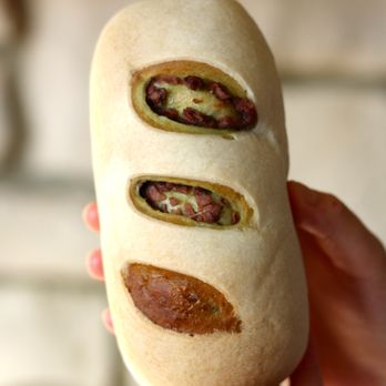 Moose Pastry & Tea - Matcha red bean bun ($2.50) - get this!! - Bakeries Near Me - Novi, Michigan Moose Pastry & Tea - Matcha red bean bun ($2.50) - get this!! - Bakeries Near Me - Novi, Michigan