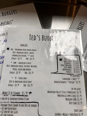 Menu photo 1 Ted's Burgers Miami, FL Menu photo 1 Ted's Burgers Miami, FL