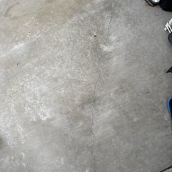 Ace Masonry and Concrete Specialists - Cracked and discolored slab