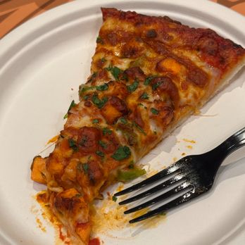 Desi Pizza Kitchen - my slice of shahi paneer pizza (lots of paneer on top) - Pizza Near Me - Seattle, Washington