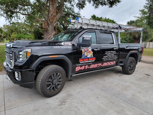 Hall Bros Roofing and Construction Logo