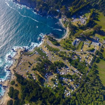 Ocean Cove Campground - Campground from above - Parks Near Me - Walsh Landing, California Ocean Cove Campground - Campground from above - Parks Near Me - Walsh Landing, California
