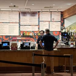 Bar and order counter