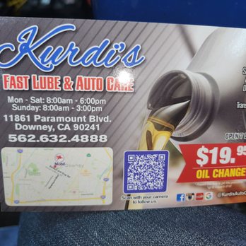Kurdi’s Fast Lube & Auto Care - Auto Repair Near Me - Downey, California