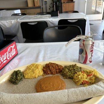 Beteseb Restaurant - Veggie Combo - Ethiopian Near Me - Anaheim, California