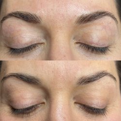 Jené Vera Cosmetics  - Top Photo: Microshading 
Bottom Photo: Before