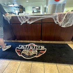 Empire Wingz - Front counter Halloween decor