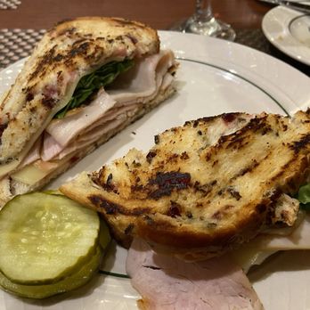 Lake Elmo Inn - CRANBERRY TURKEY sliced turkey, Swiss cheese, lettuce and cranberry aioli, served on cranberry bread 20 - American Near Me - Lake Elmo, Minnesota Lake Elmo Inn - CRANBERRY TURKEY sliced turkey, Swiss cheese, lettuce and cranberry aioli, served on cranberry bread 20 - American Near Me - Lake Elmo, Minnesota