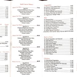 Golden Dragon Restaurant - Menu 2 (September 2021)
