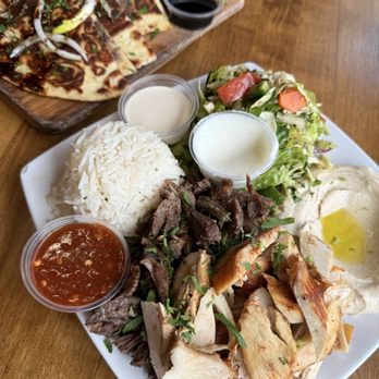 Zait & Zaatar - Combo Shawarma Plate - Mediterranean Near Me - Anaheim, California