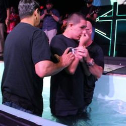 Love International Ministries - The beginning of the baptism process.