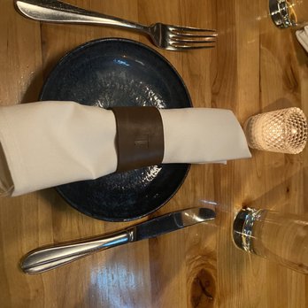 Tinderbox Kitchen - Place setting so cute! - New American Near Me - Flagstaff, Arizona Tinderbox Kitchen - Place setting so cute! - New American Near Me - Flagstaff, Arizona