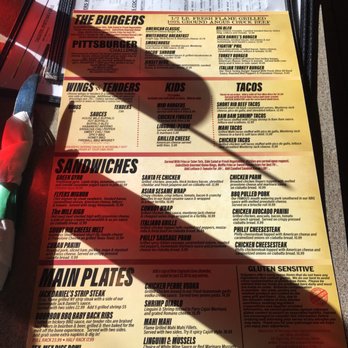 Tailgaters - Menu - Burgers Near Me - Egg Harbor City, New Jersey