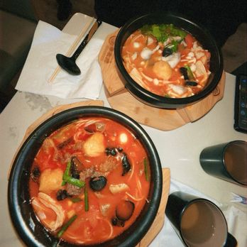 Ji Bei Chuan Noodles - Tom yum (top) tomato (bottom) - Noodles Near Me - Queens, New York Ji Bei Chuan Noodles - Tom yum (top) tomato (bottom) - Noodles Near Me - Queens, New York