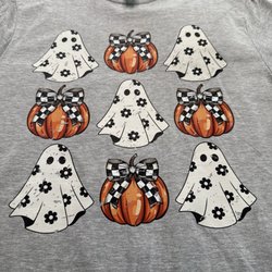 Anne's Salon - Halloween shirt made by Ashley