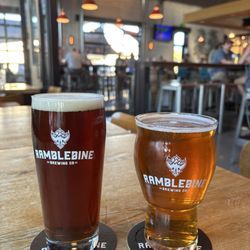 Ramblebine Brewing Company - Red Ale and White Stout