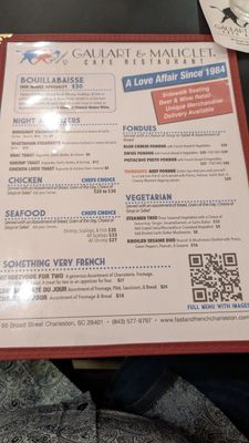 Menu photo 3 Gaulart & Maliclet Charleston, SC Menu photo 3 Gaulart & Maliclet Charleston, SC