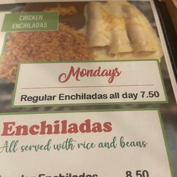 Rancheros Mexican Grill - Monday Enchilada special for $7.50. - Mexican Near Me - West Tawakoni, Texas Rancheros Mexican Grill - Monday Enchilada special for $7.50. - Mexican Near Me - West Tawakoni, Texas