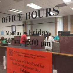 Galveston County Annex - Hours 8-5