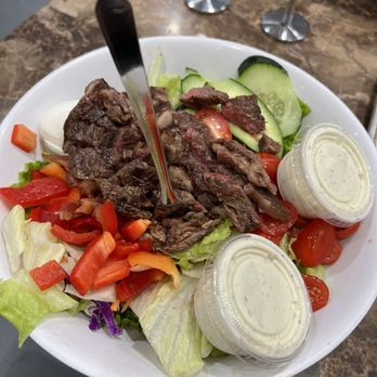 Billy Roys Burger - Cobb salad without cheese and added ribeye - Burgers Near Me - Fremont, California