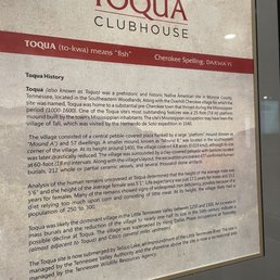 History of Toqua area History of Toqua area