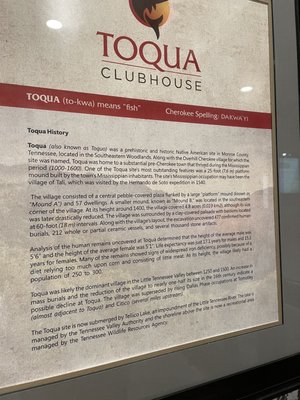 Menu photo 1 Toqua Bar and Grill Loudon, TN Menu photo 1 Toqua Bar and Grill Loudon, TN
