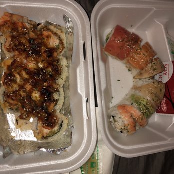 DelSushi - Baby lobster w/ eel sauce and rainbow roll - Sushi Bars Near Me - La Jolla, California DelSushi - Baby lobster w/ eel sauce and rainbow roll - Sushi Bars Near Me - La Jolla, California